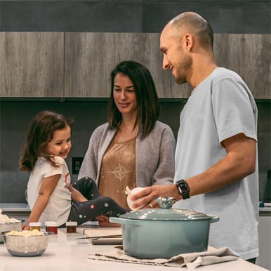 img family in kitchen - About