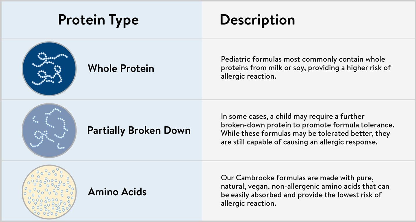 protein chart - For Parents